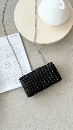 Sloan Clutch Bag - Black