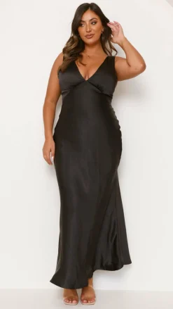 Sofia Maxi Dress - Black