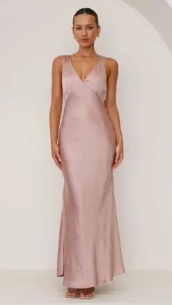 Sofia Maxi Dress - Dusty Pink