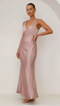 Sofia Maxi Dress - Dusty Pink