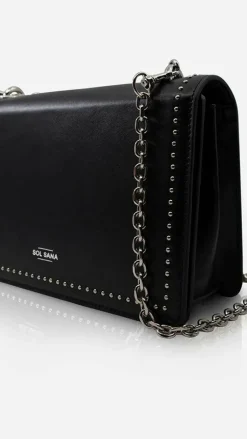 Sol Sana Flap Bag - Black/Silver