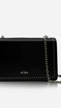Sol Sana Flap Bag - Black/Silver