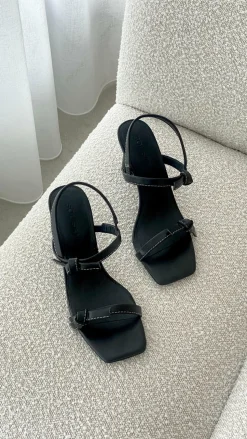 Sol Sana Manzoni Heel - Black