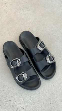 Sol Sana San Jose Footbed - Black / Silver