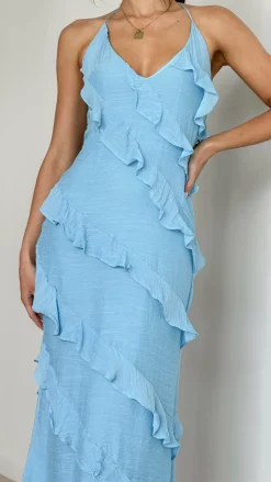 Sophia Maxi Dress - Blue