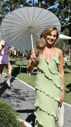 Sophia Maxi Dress - Lime