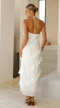 Sophia Maxi Dress - White
