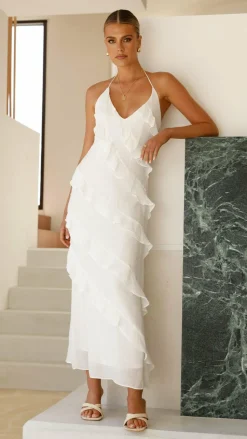 Sophia Maxi Dress - White