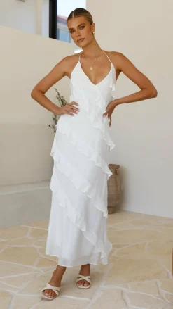 Sophia Maxi Dress - White
