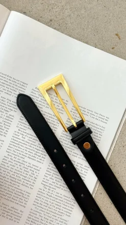 Stacey Belt - Black / Gold