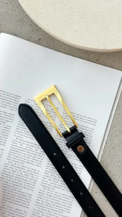 Stacey Belt - Black / Gold