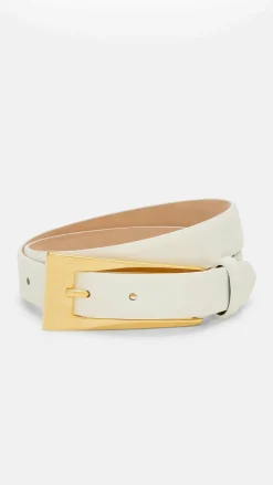 Stacey Belt - Chalk / Gold