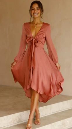 Starry Nights Dress - Baked Rose