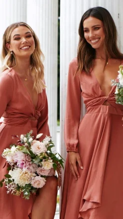 Starry Nights Dress - Baked Rose