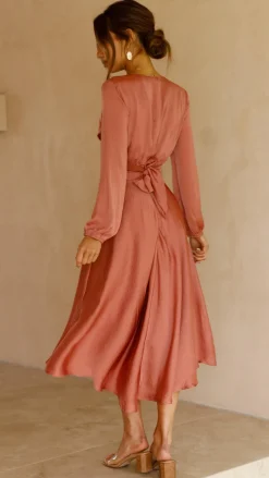 Starry Nights Dress - Baked Rose