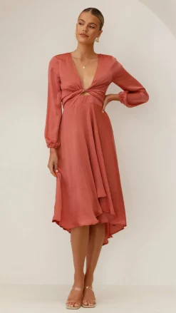 Starry Nights Dress - Baked Rose