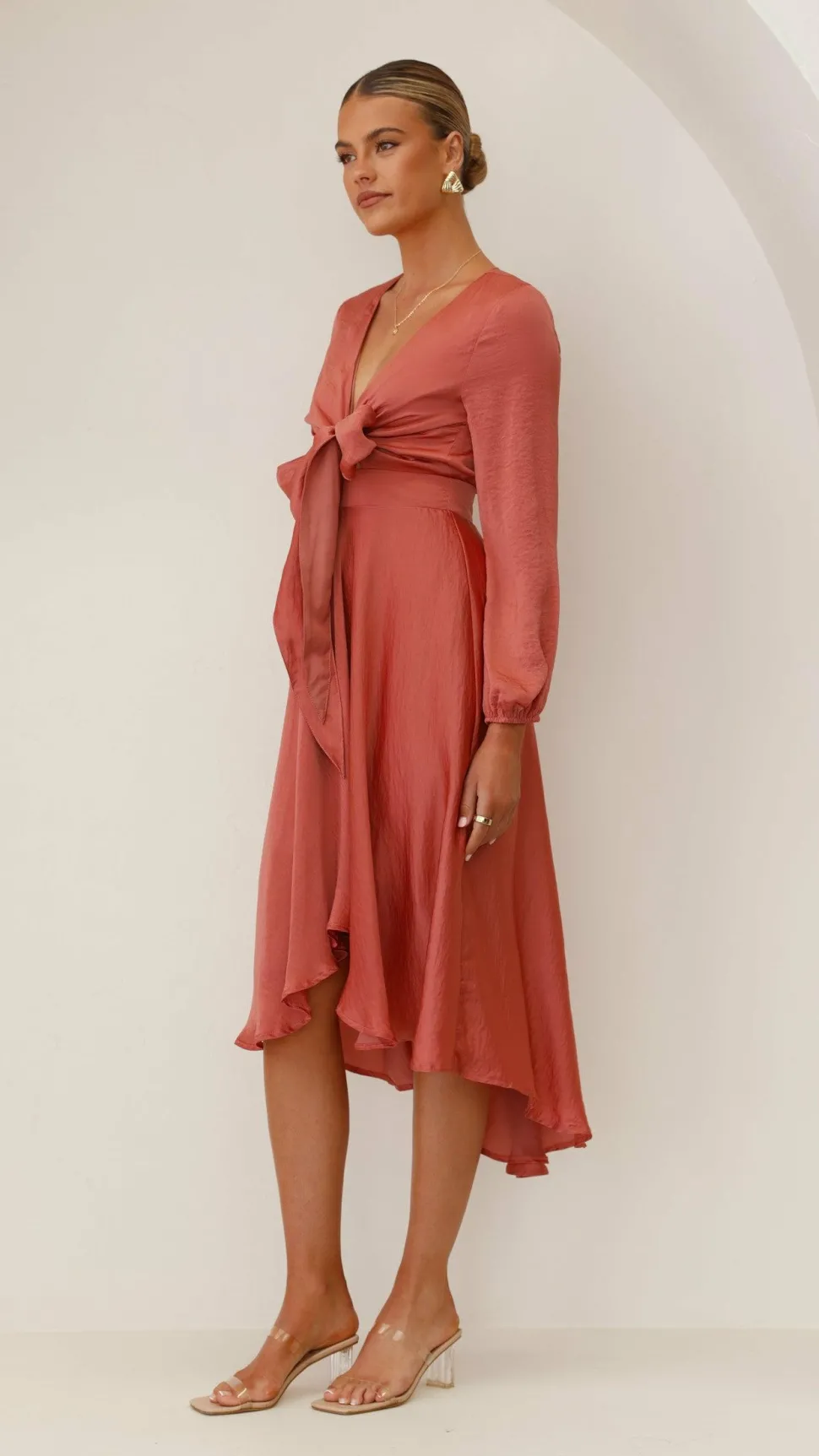 Starry Nights Dress - Baked Rose