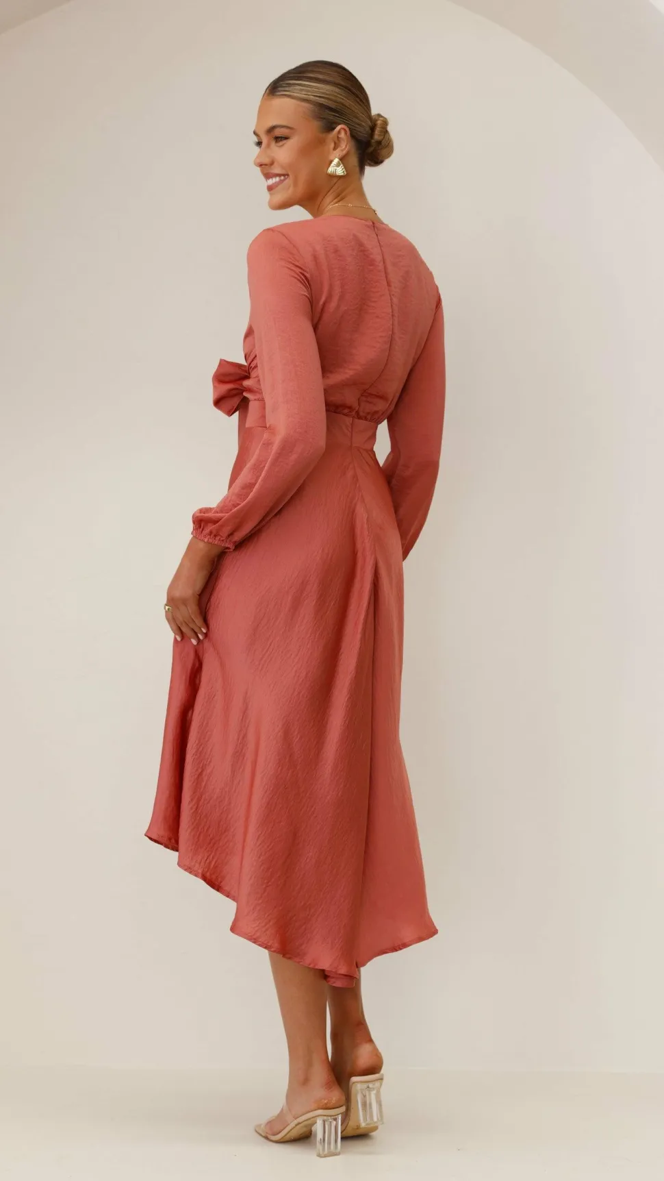 Starry Nights Dress - Baked Rose