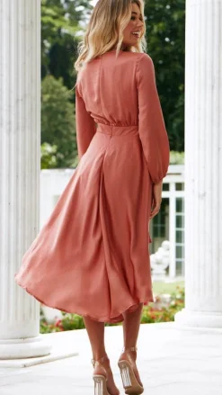 Starry Nights Dress - Baked Rose