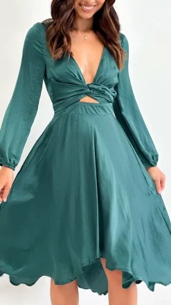 Starry Nights Dress - Emerald