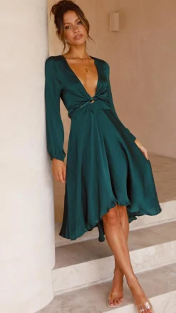 Starry Nights Dress - Emerald