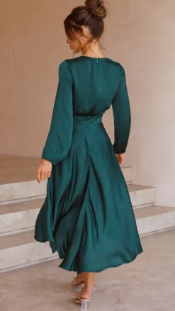 Starry Nights Dress - Emerald