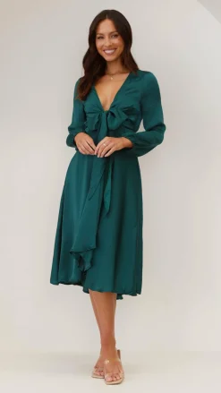 Starry Nights Dress - Emerald