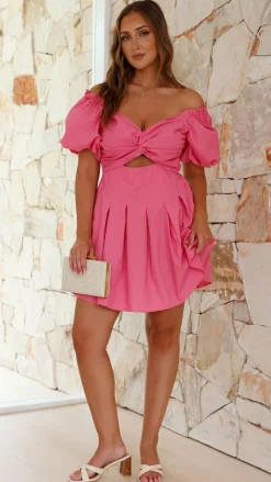 Stelle Mini Dress - Pink