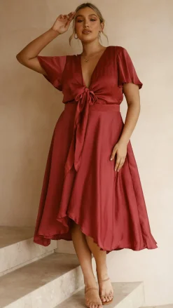 Sunny Daze Dress - Berry