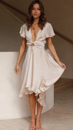 Sunny Daze Dress - Champagne