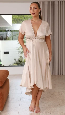 Sunny Daze Dress - Champagne