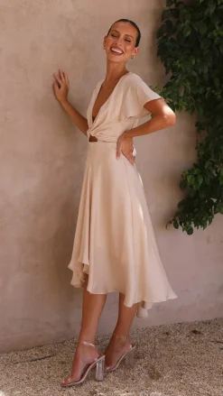 Sunny Daze Dress - Champagne