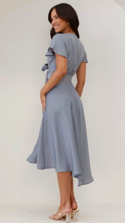 Sunny Daze Dress - Steel Blue