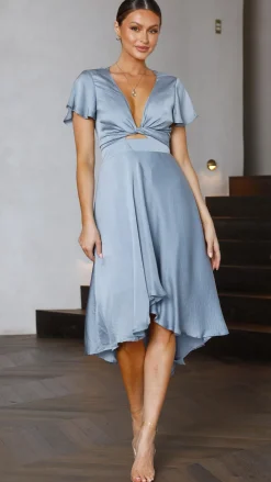 Sunny Daze Dress - Steel Blue