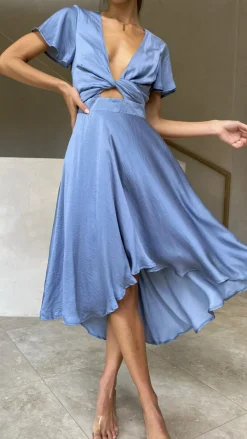 Sunny Daze Dress - Steel Blue