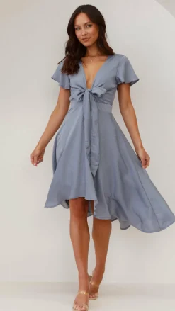 Sunny Daze Dress - Steel Blue