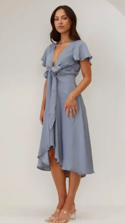 Sunny Daze Dress - Steel Blue
