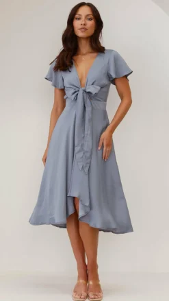Sunny Daze Dress - Steel Blue