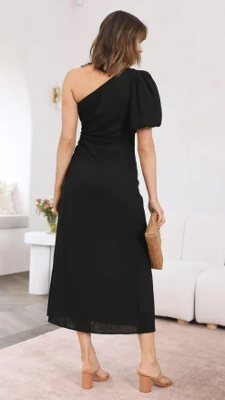 Suzie Midi Dress - Black