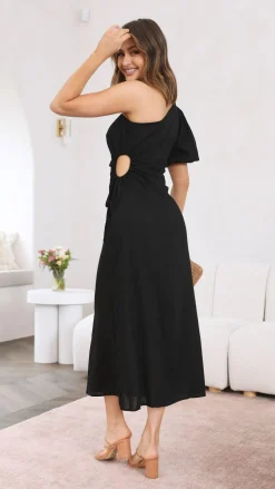 Suzie Midi Dress - Black