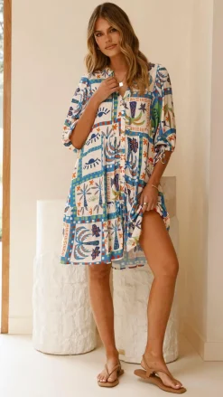 Tabitha Mini Dress - Lorelei Print