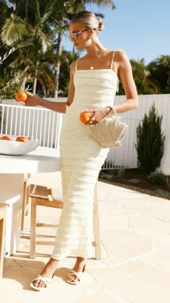 Tadashi Maxi Dress - Yellow