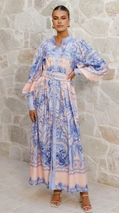 Taia Maxi Dress - Madeline Blue