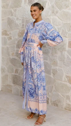 Taia Maxi Dress - Madeline Blue