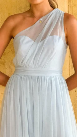 Talissa Tulle Maxi Dress - Blue