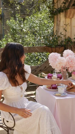 Tania Midi Dress - White