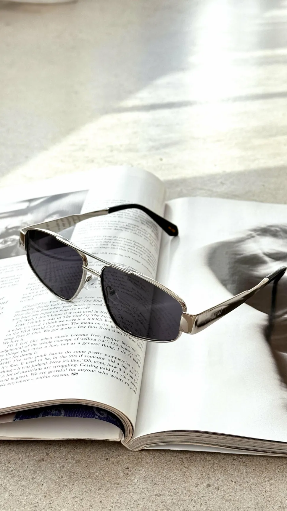 The Earle Sunglasses - Silver / Smoke