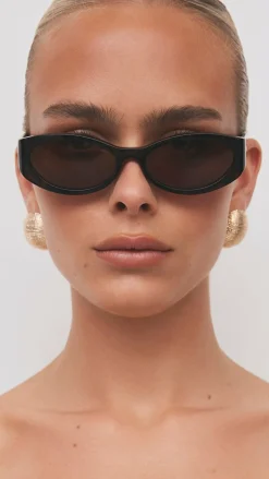 The Kasia Sunglasses - Dark Havana Tort / Walnut