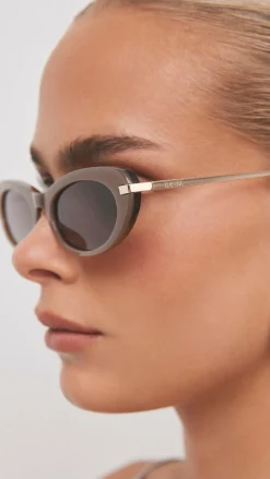 The Rae Sunglasses - Taupe / Brown