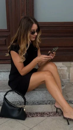 Thea Mini Dress - Black